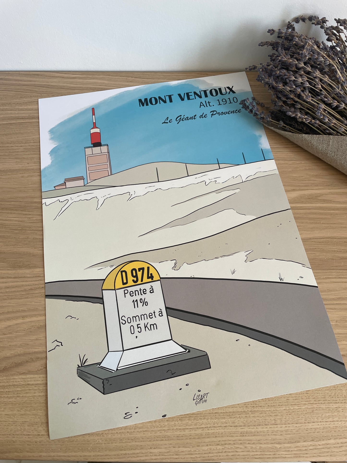 Affiche A3 - Borne D974 -