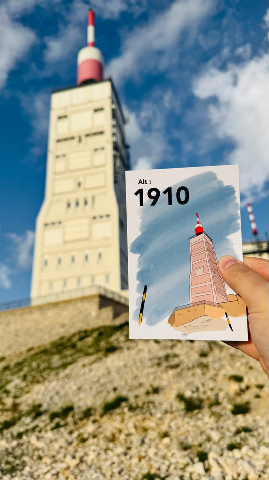 Mont Ventoux  - lot 4 cartes -